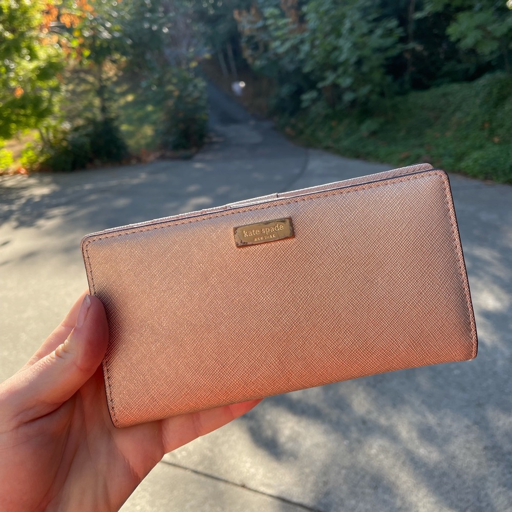 Kate Spade Rose Gold Wallet